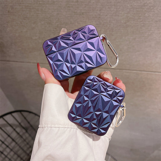 AirPods Case | INSINC Creative Purple Diamond Pattern