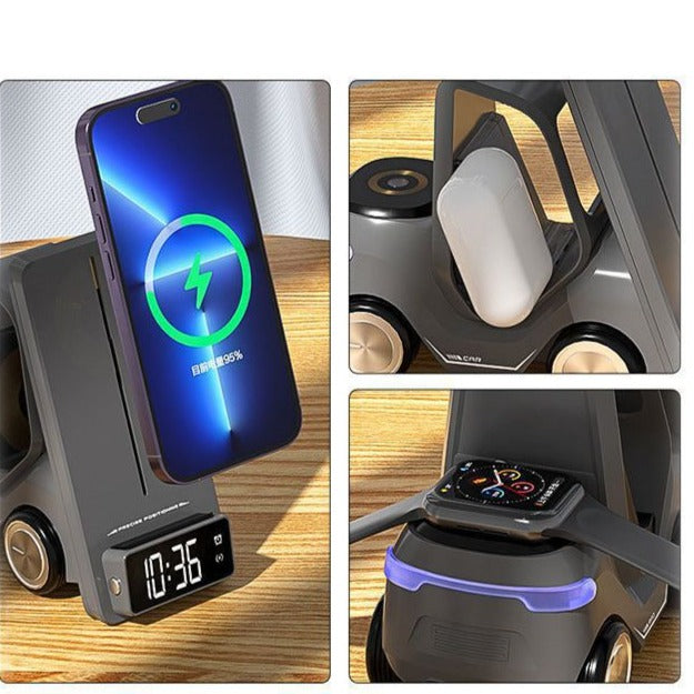 INSNIC Creative Car 5 in 1 Wireless Charger For Apple And Huawei