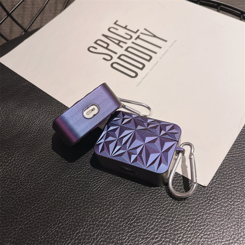 AirPods Case | INSNIC Creative Purple Diamond Pattern