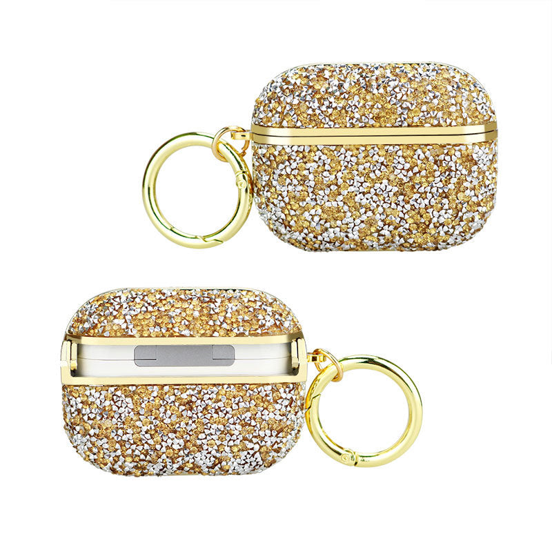 INSINC Creative galvanisierte Glitzer-Diamant-AirPods-Hülle