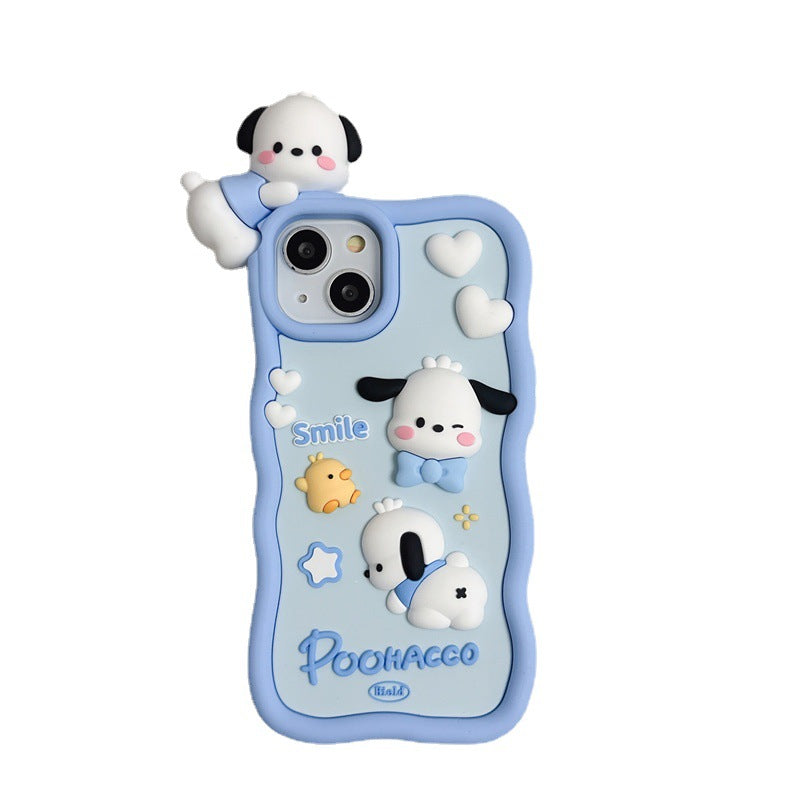 INSNIC Creative Cute Pacha Dog Hülle für iPhone