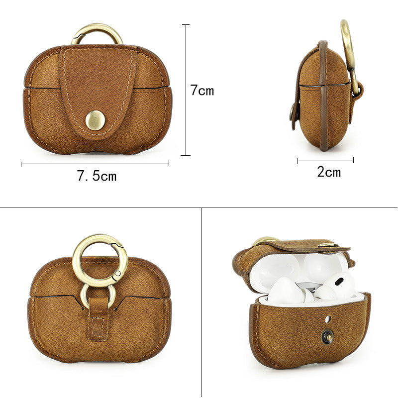 AirPods Case | INSNIC Creative Handmade Genuine Leather Full Bag