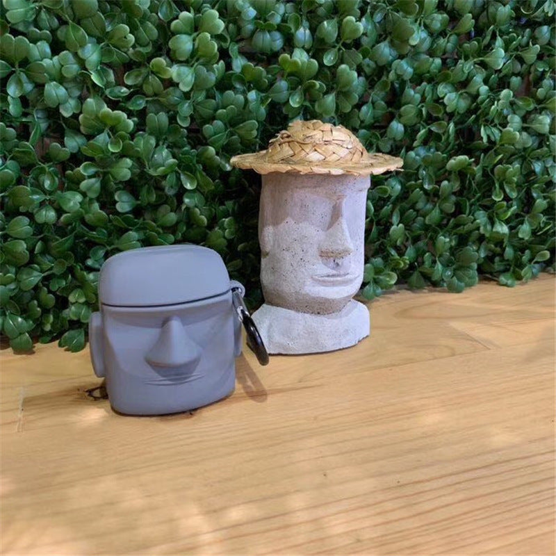 AirPods Case | INSNIC Creative 3D Moai Stone Statue