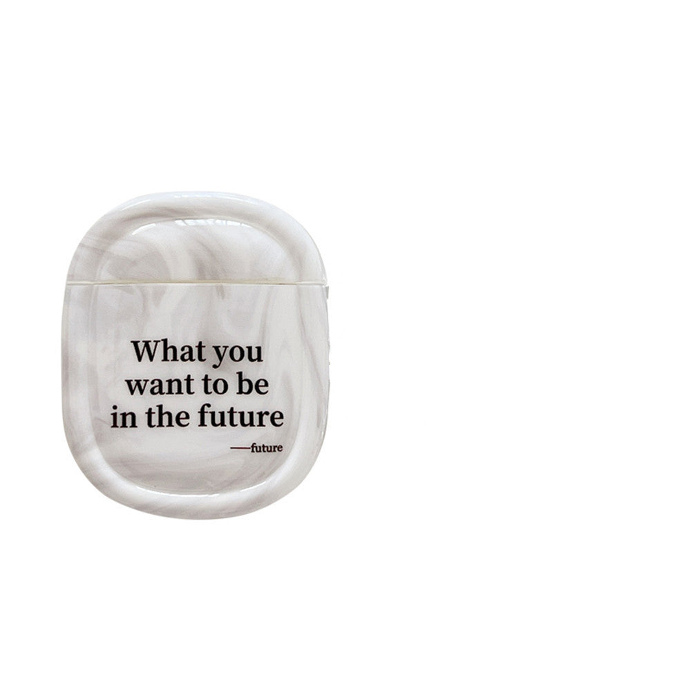 INSINC Creative AirPods-Hülle mit einfachem Marmormuster