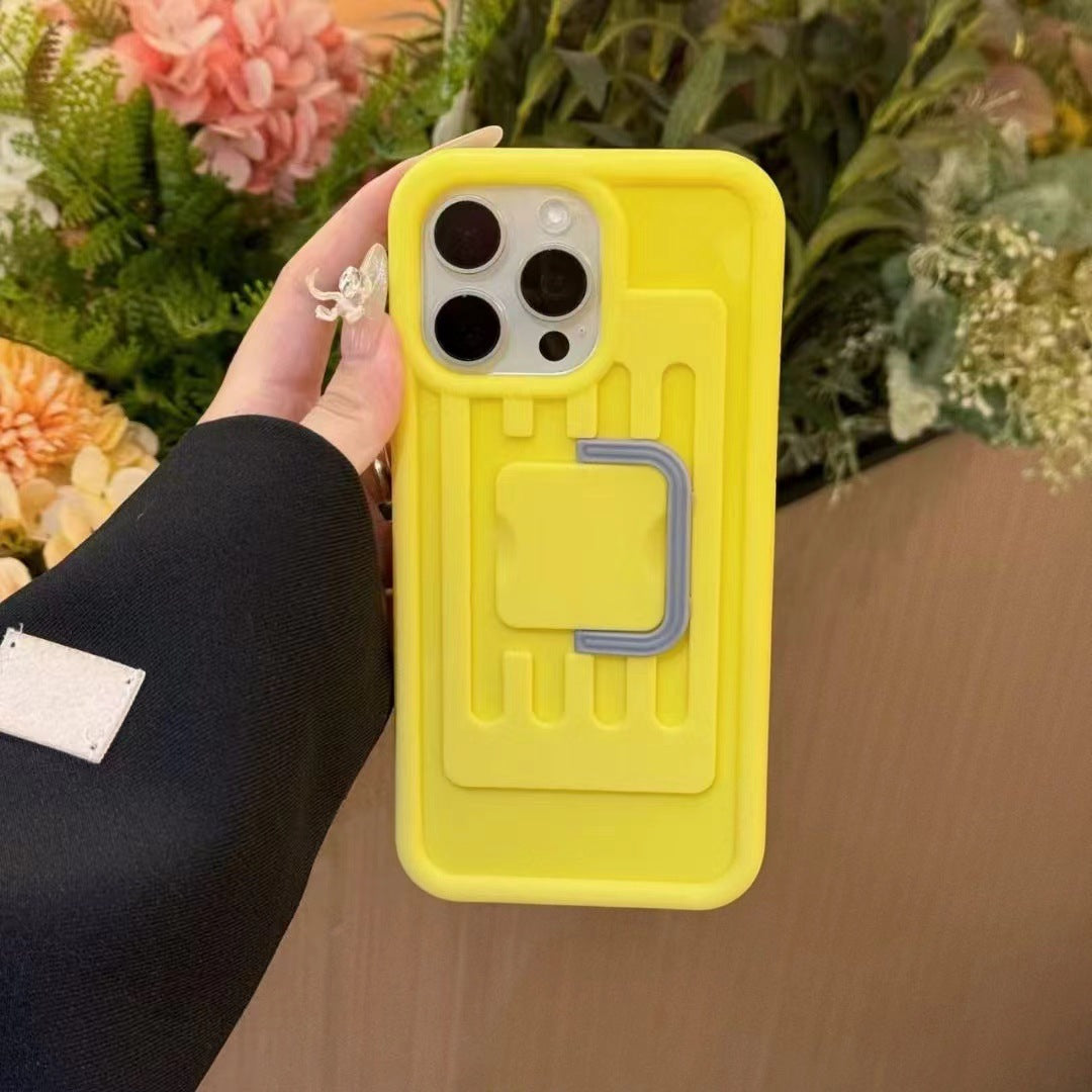 INSNIC Niedliche, geräuschemittierende, leuchtende Kuh-Hülle für das iPhone