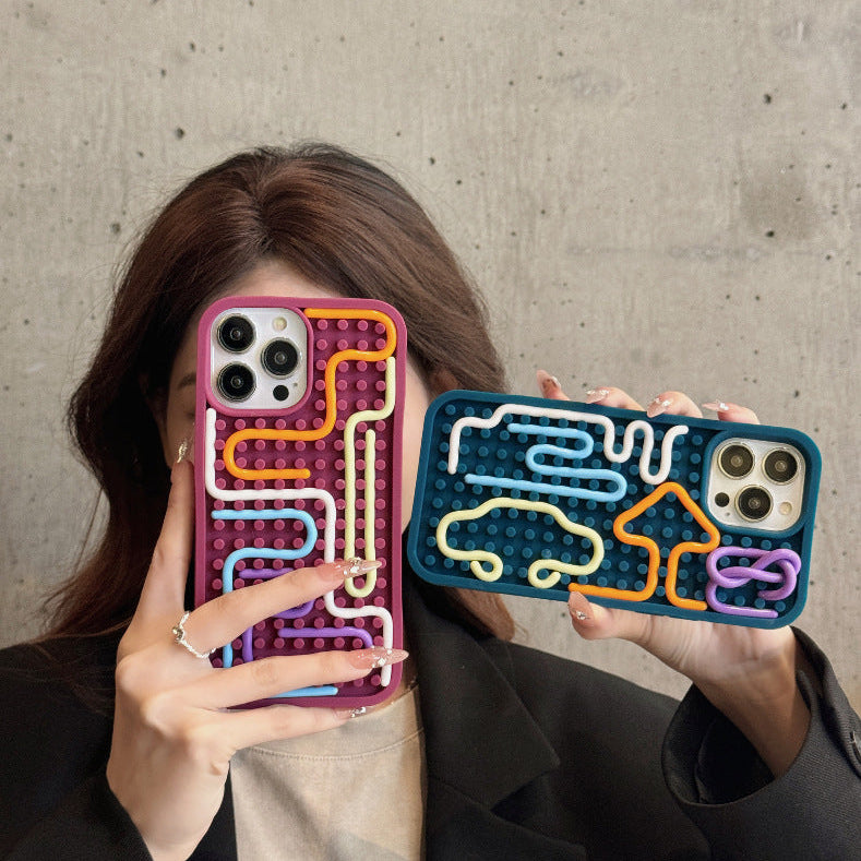 iPhone case | INSNIC Creative 3D Silicone Color Dots