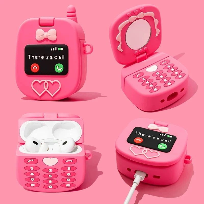 AirPods Case | INSNIC Creative Cute HelloKitty Girl Flip Mirror