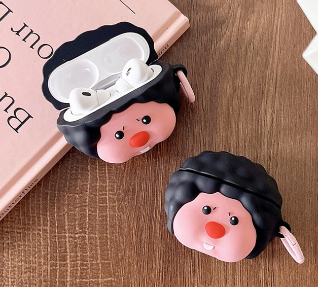 AirPods Case | INSNIC Creative Afro Hairstyle Little Beaver