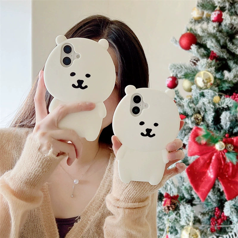 iPhone case | INSNIC Creative Cute White Self-deprecating Bear
