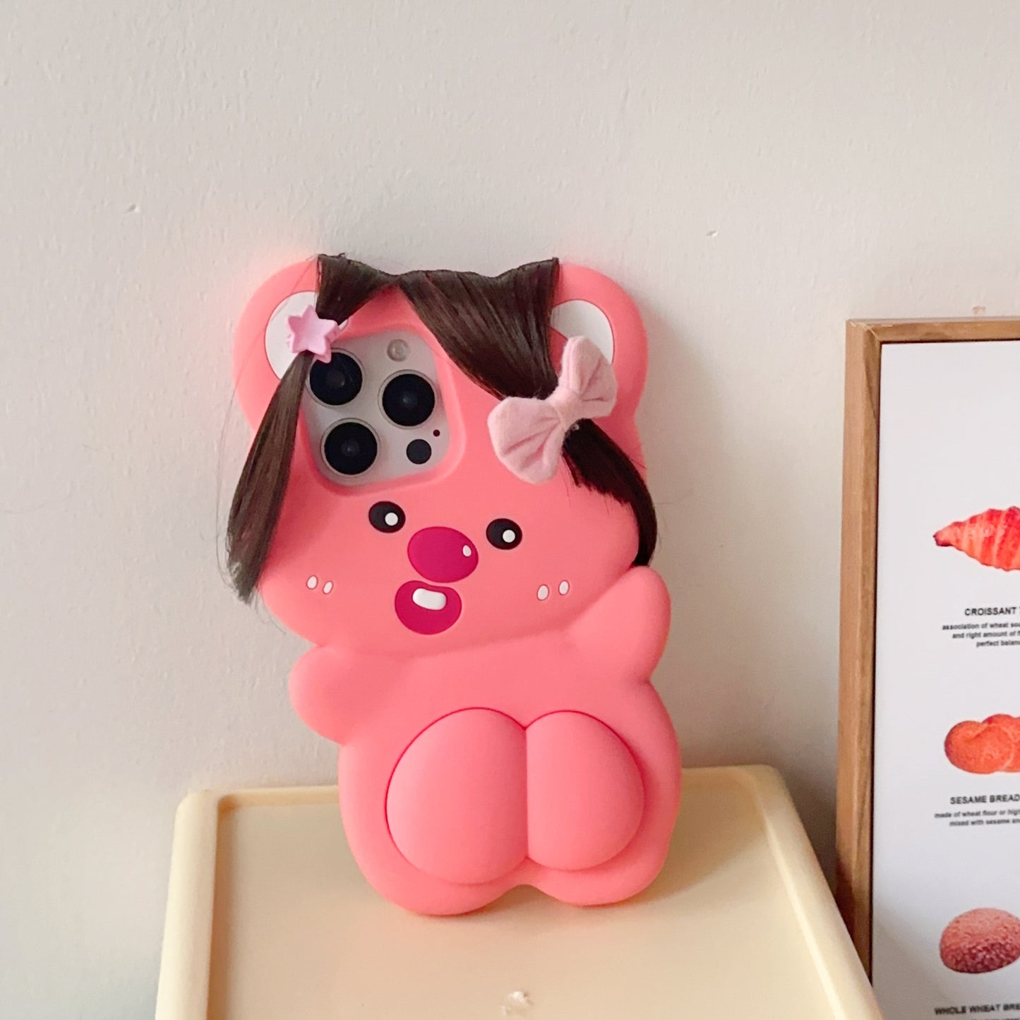 INSNIC Pressable Little Beaver iPhone Case– Quirky Animal-Inspired Design, Soft Silicone & Premium Protection