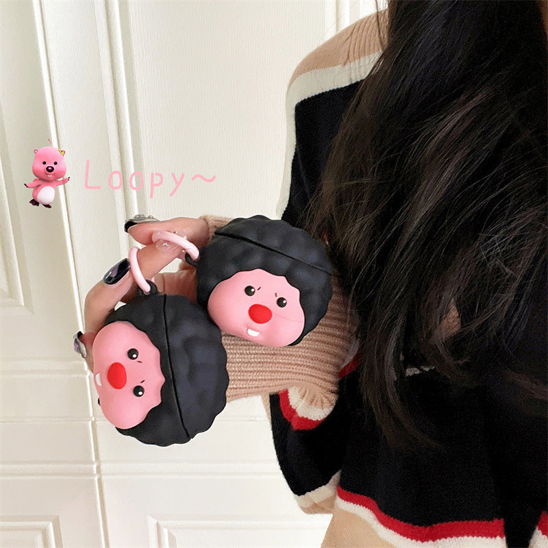 AirPods Case | INSNIC Creative Afro Hairstyle Little Beaver