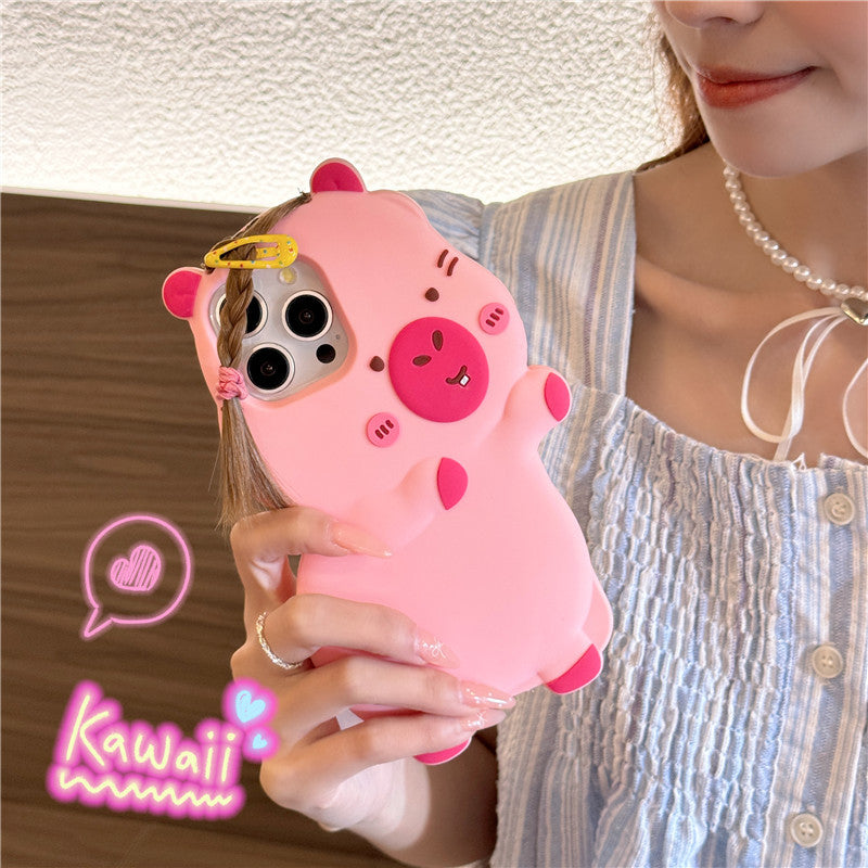 iPhone case | INSNIC Creative Unique Cute DIY Hair 3D Capybara