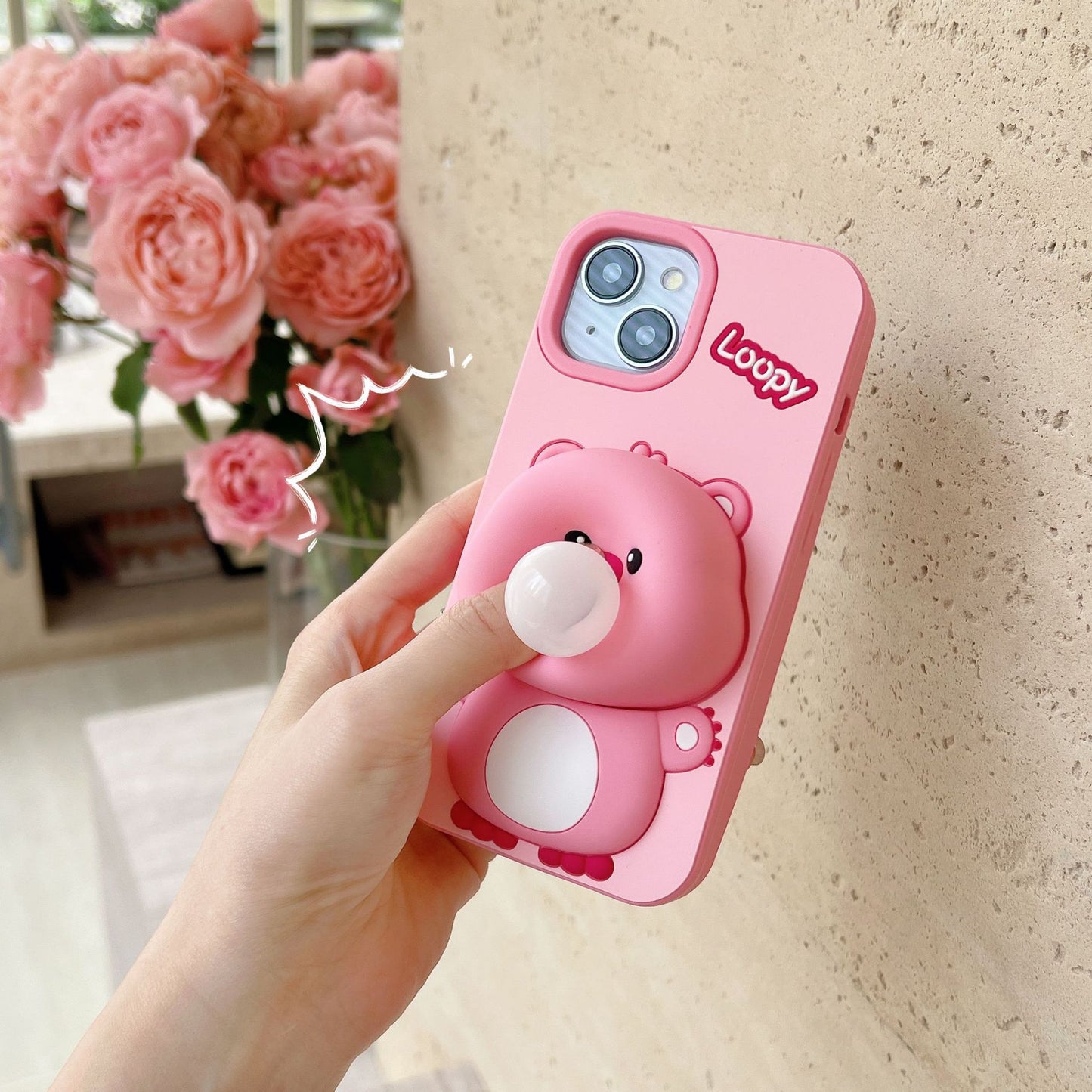 INSNIC Creative Unzip And Pinch Animation Case für iPhone