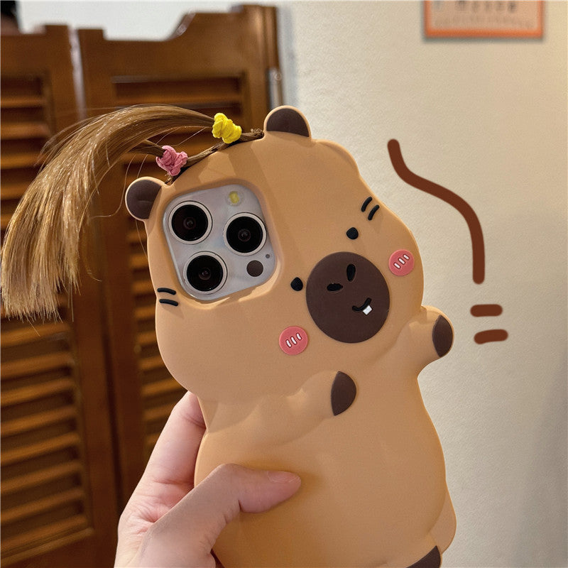 iPhone case | INSNIC Creative Unique Cute DIY Hair 3D Capybara
