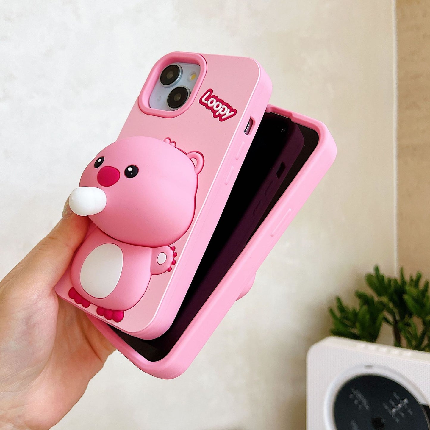 INSNIC Creative Unzip And Pinch Animation Case für iPhone