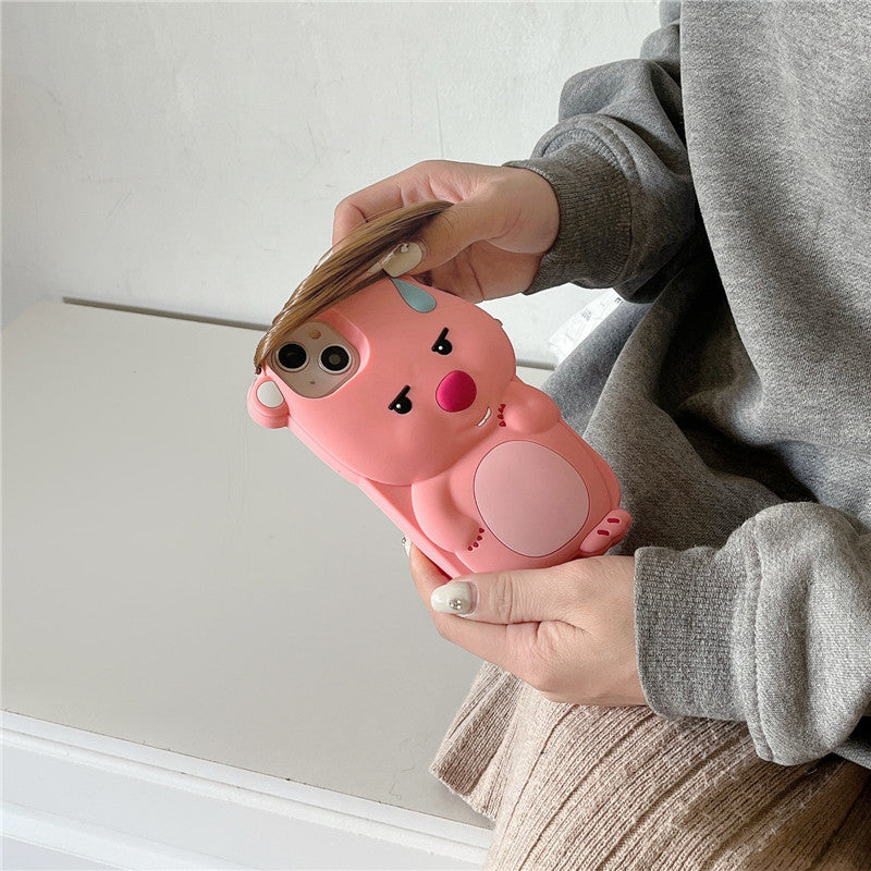 INSNIC Little Beaver iPhone Case – Quirky Animal-Inspired Design, Soft Silicone & Premium Protection