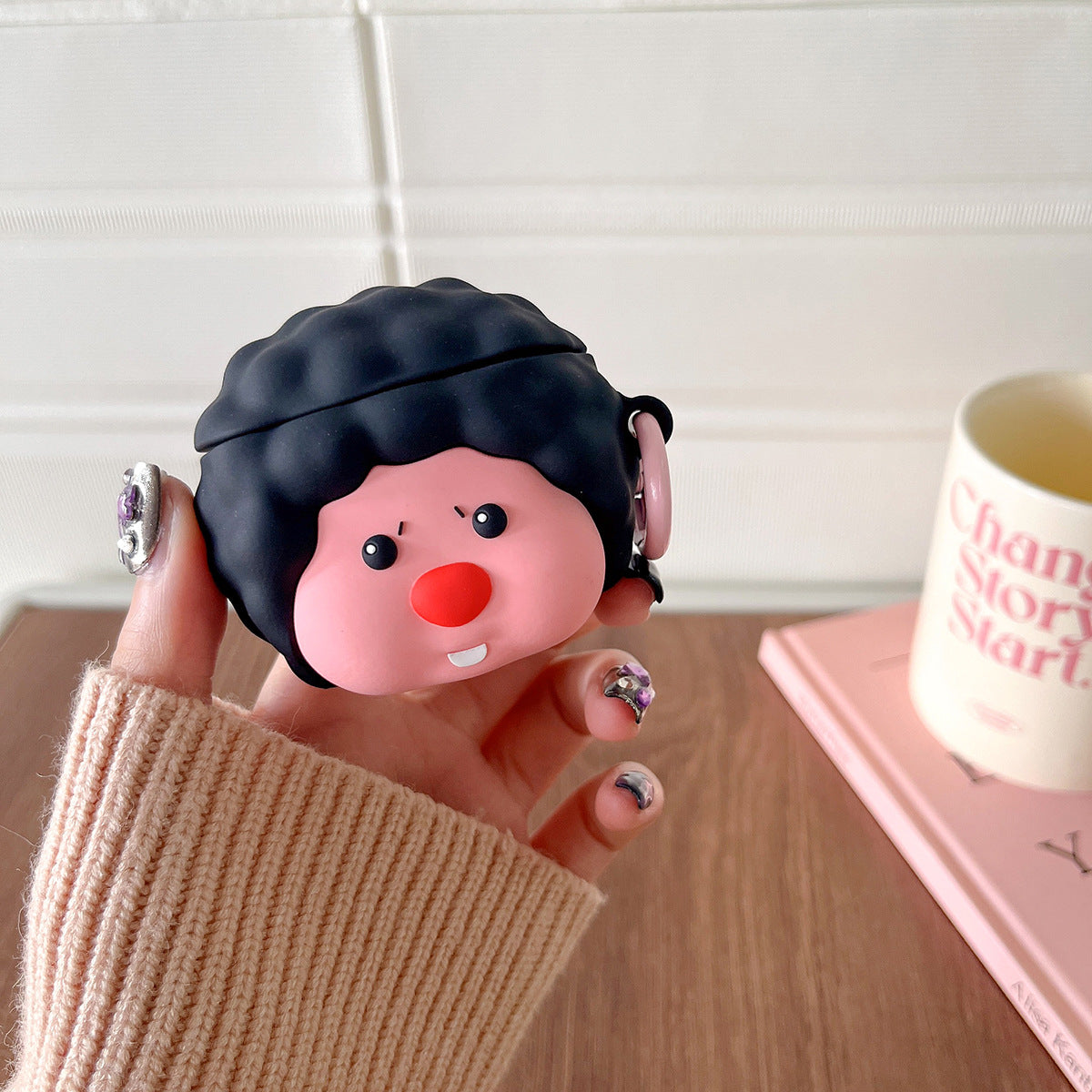AirPods Case | INSNIC Creative Afro Hairstyle Little Beaver