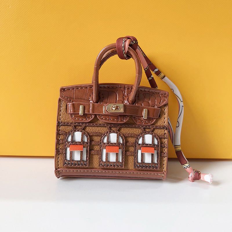 INSNIC Brown Window Clutch AirPods Bag: Gift-Ready Women's Accessory
