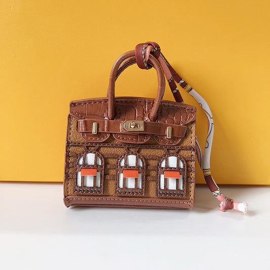 AirPods Bag | INSNIC Brown Mini Creative Window House