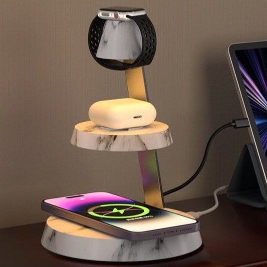 INSNIC Creative Pagoda Night light 5 in 1 Wireless Charger