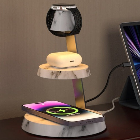 INSINC Creative Pagoda Night light 5 in 1 Wireless Charger