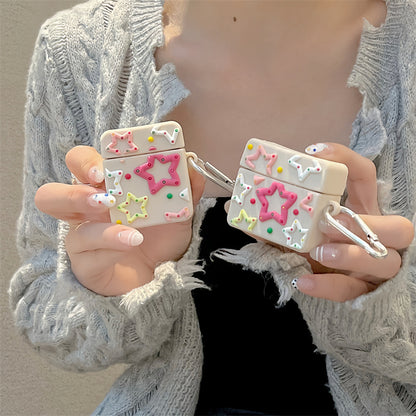 INSINC Creative Girly Pink Star AirPods Case