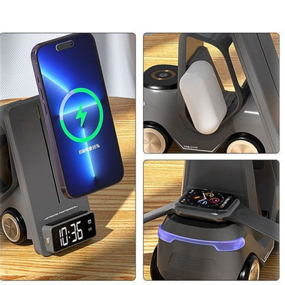INSINC Creative Car 5 in 1 Wireless Charger For Apple And Huawei