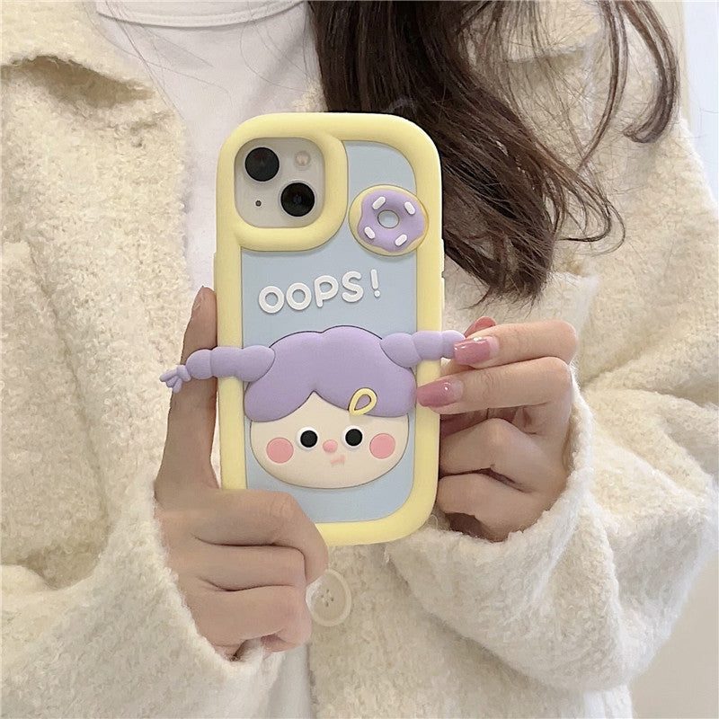 INSNIC Creative Cute Girl Case For iPhone