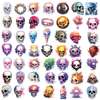 INSNIC Creative Waterproof Skull Stickers for DIY iPhone Case