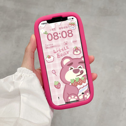 INSNIC Creative Creamy Strawberry Bear Hülle für iPhone