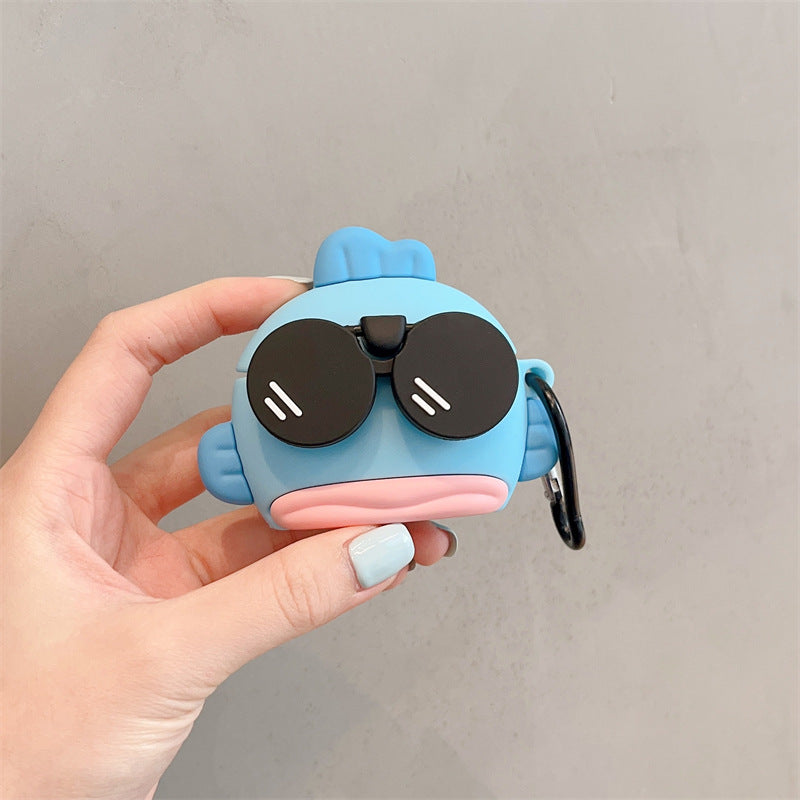 INSINC Creative Personalized Sunglasses Clownfish AirPods Case