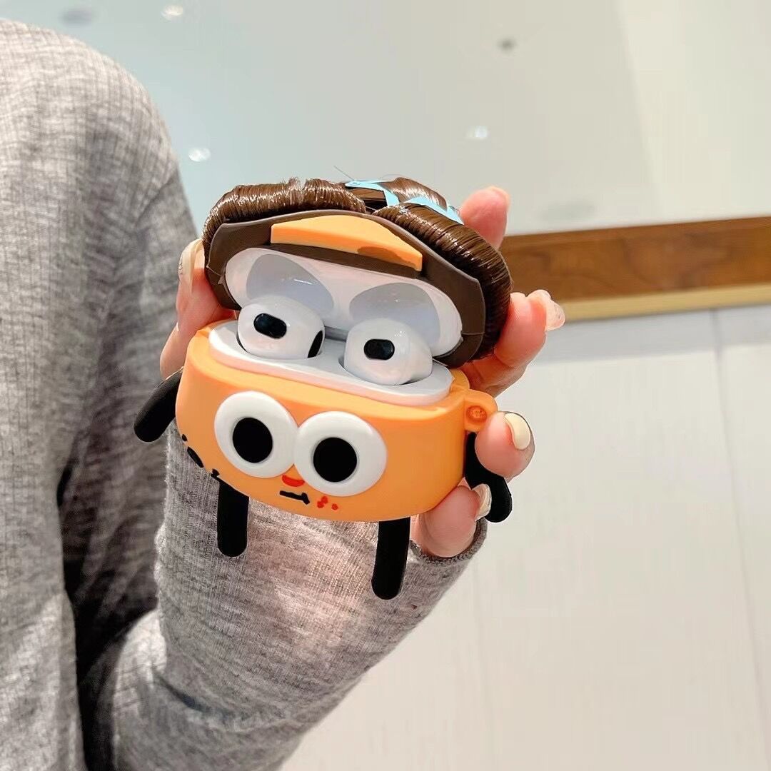 AirPods Case | INSNIC Creative Girl With Long Hair And Big Eyes