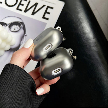 INSINC Creative Galvanisiertes, mattes AirPods-Gehäuse mit Logo