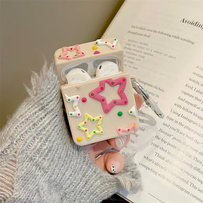 INSINC Creative Girly Pink Star AirPods Case