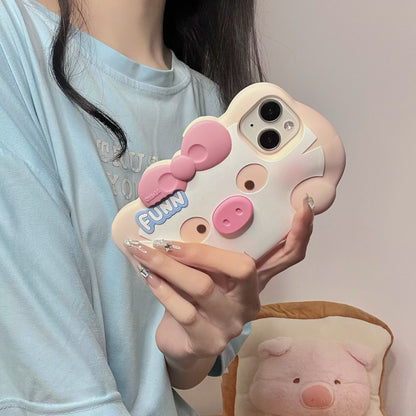 INSNIC Creative Makeup Cute Pig Case For iPhone