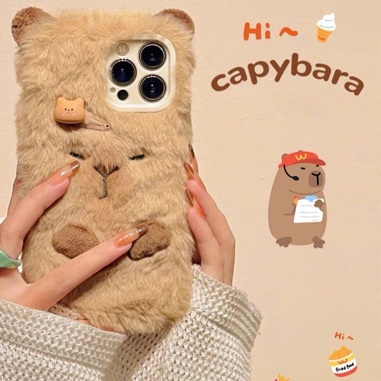 iPhone case | INSNIC Creative Plush Capybara Dolphin