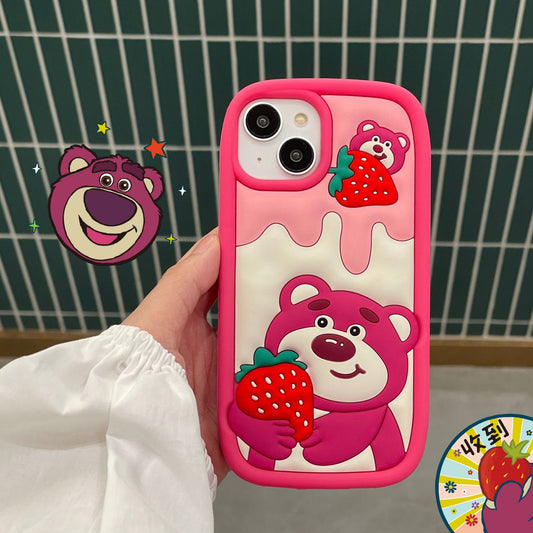 iPhone case | INSNIC Creative Creamy Strawberry Bear