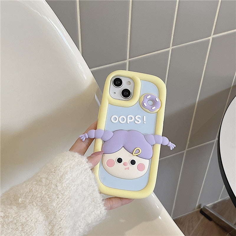 INSNIC Creative Cute Girl Case For iPhone