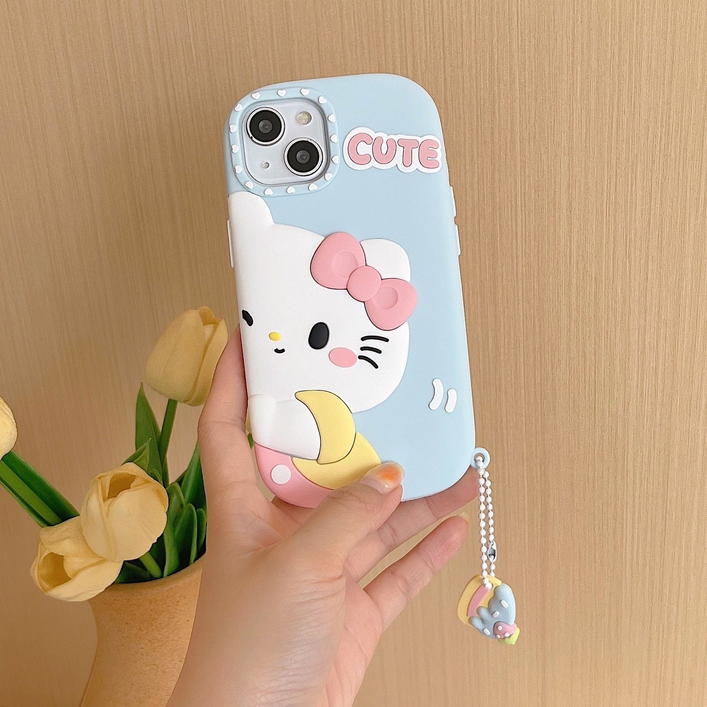 INSNIC Creative Cute And Cute KT Cat Medile Case For iPhone