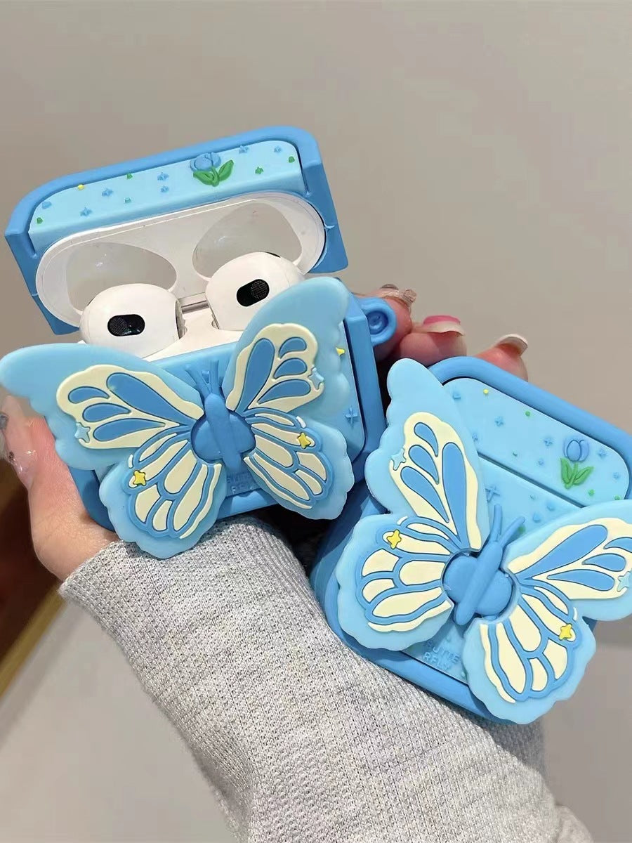 INSINC Creative Cute Butterfly AirPods Case