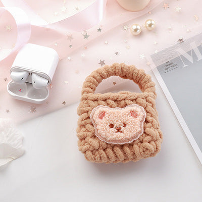 INSINC Creative Cute Cat Bear Tragbare AirPods-Hülle