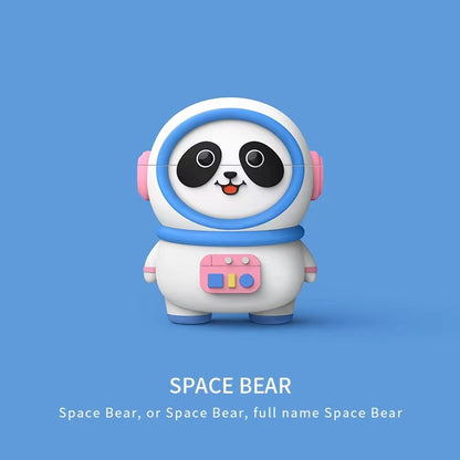 INSINC Creative 3D Cute Panda Style AirPods-Hülle