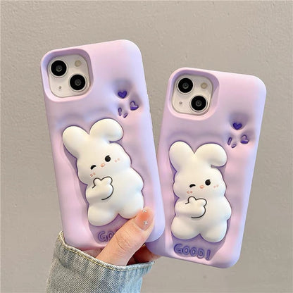 INSNIC Creative White Rabbit Case For iPhone