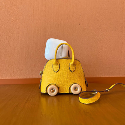 INSNIC Retro Car AirPodspro3 Pouch: Vibrant Mini Vehicle Case