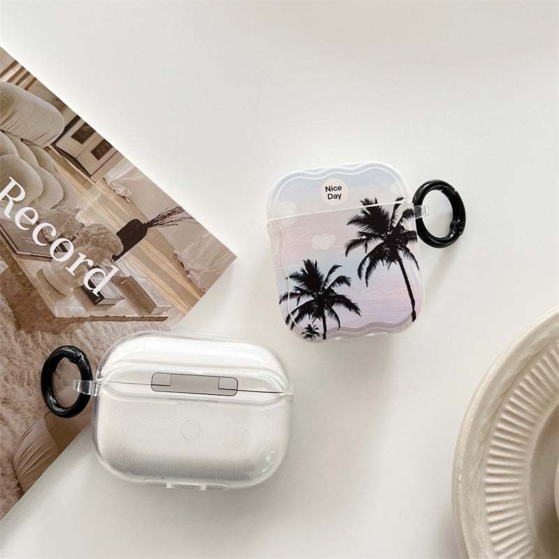 INSINC Creative galvanisierte Kokosnuss-AirPods-Hülle