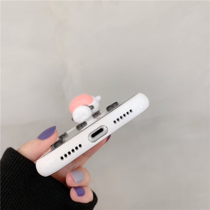 INSNIC Creative Decompression Squeeze Duck Case For iPhone