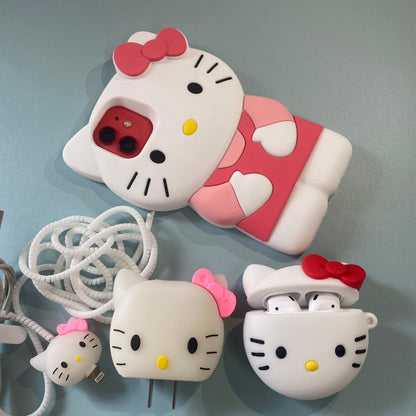 Charger Case | INSNIC Creative Hello Kitty 4 Piece Set