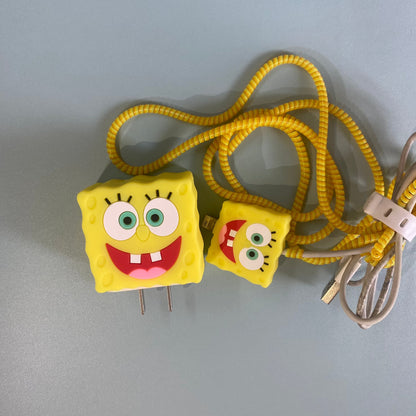 Charger Case | INSNIC Creative Spongebob 4 Piece Set