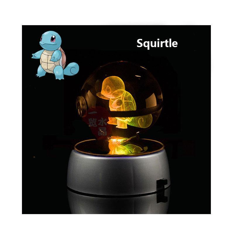 INSNIC Squirtle 3D Anime Kristallkugel