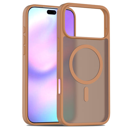 INSNIC Einfache magnetische Saugnapf-Hülle in Rosa mit Logo für iPhone